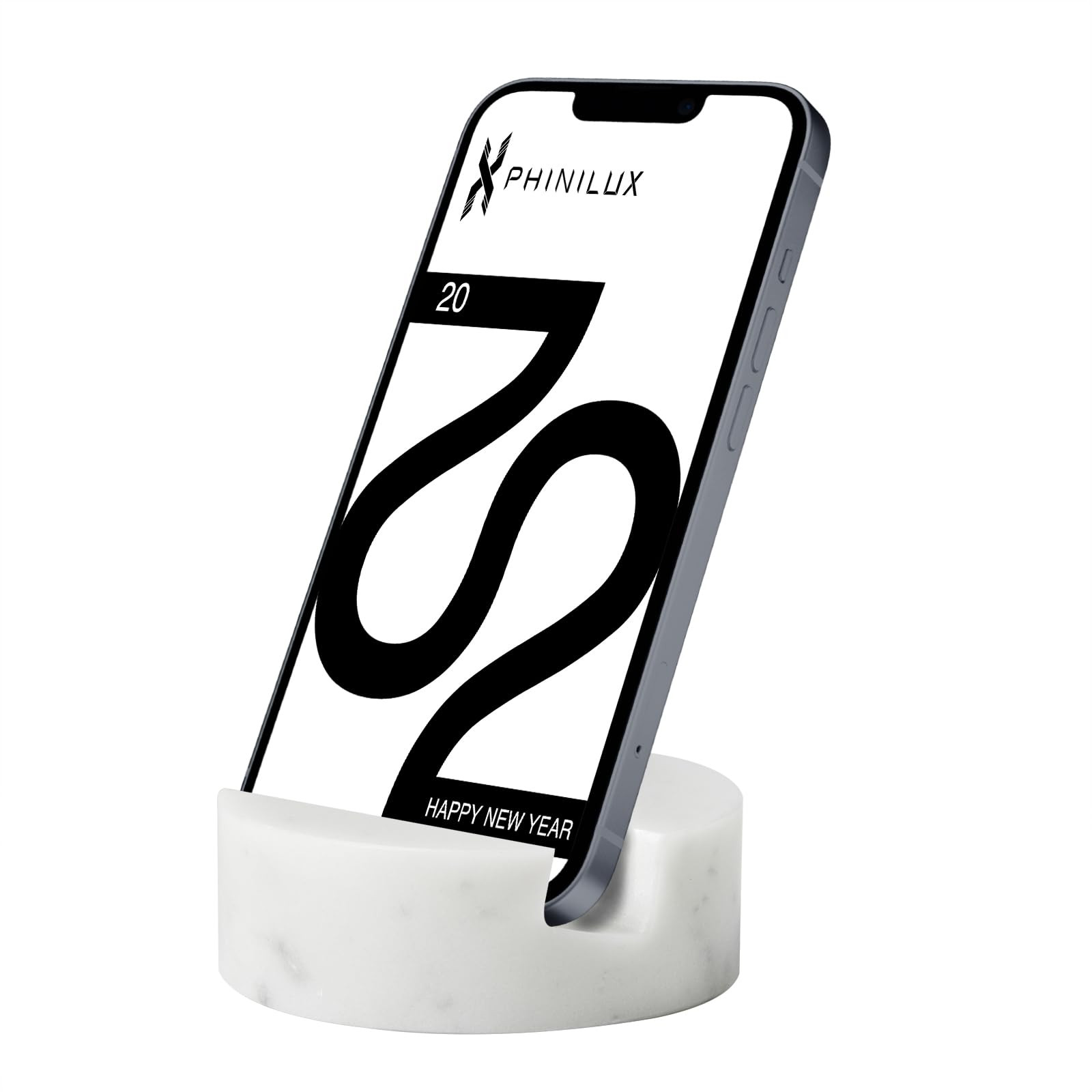 Marble Phone Stand for Desk, Cell Phone Holder for Kitchen Countertops, Office iPhone Stand, Cute... | Amazon (US)