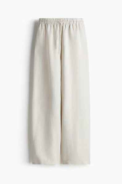 H & M - Hose aus Leinenmix - Hellbeige | H&M (DE, AT, CH, NL, FI)