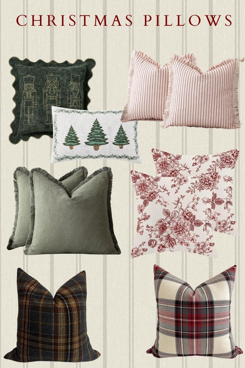 Christmas/ Holiday Pillows 

#LTKHome #LTKSeasonal #LTKHoliday