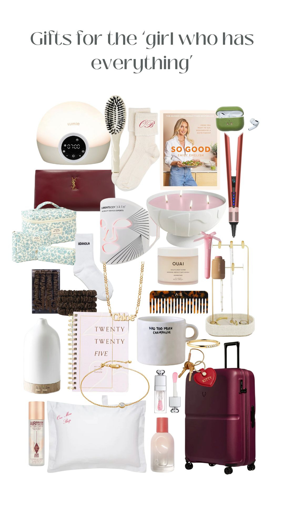 Gifts for the girl who has everything


Luxury gifts, womens gift guide, uk gift guide, christmas presents, Christmas present inspiration, gifting 

 #LTKuk #LTKluxury