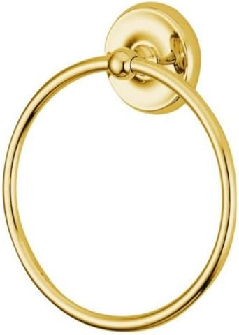 Kingston Brass BA314PB Classic Towel Ring, Polished Brass | Amazon (US)
