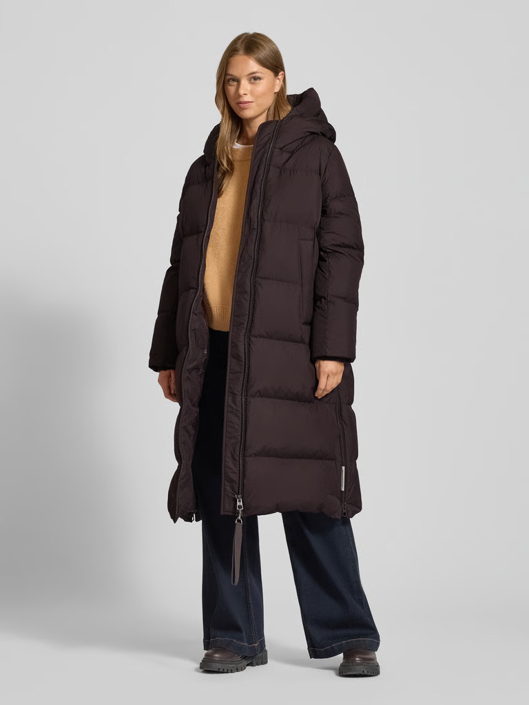 Regular Fit Daunenmantel mit Zweiwege-Reißverschluss in mittelbraun | Peek & Cloppenburg* Düsseldorf DE