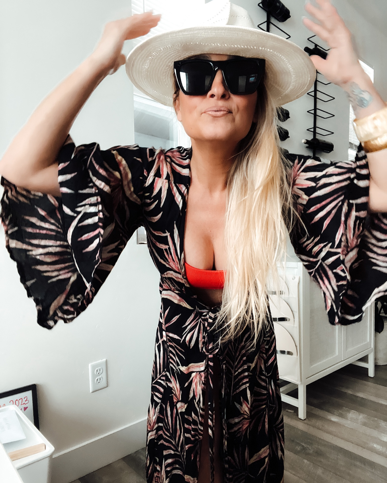 The ultimate warm weather combo … swimsuit, dress/cover-up, big sunglasses and a sun hat 🙌🏼☀️👌🏼🌴 #springoutfits #springsale #resortwear #swimwear

#LTKswim #LTKSale #LTKsalealert