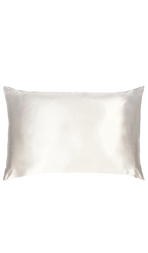 slip Queen/Standard Pure Silk Pillowcase in White. | Revolve Clothing (Global)