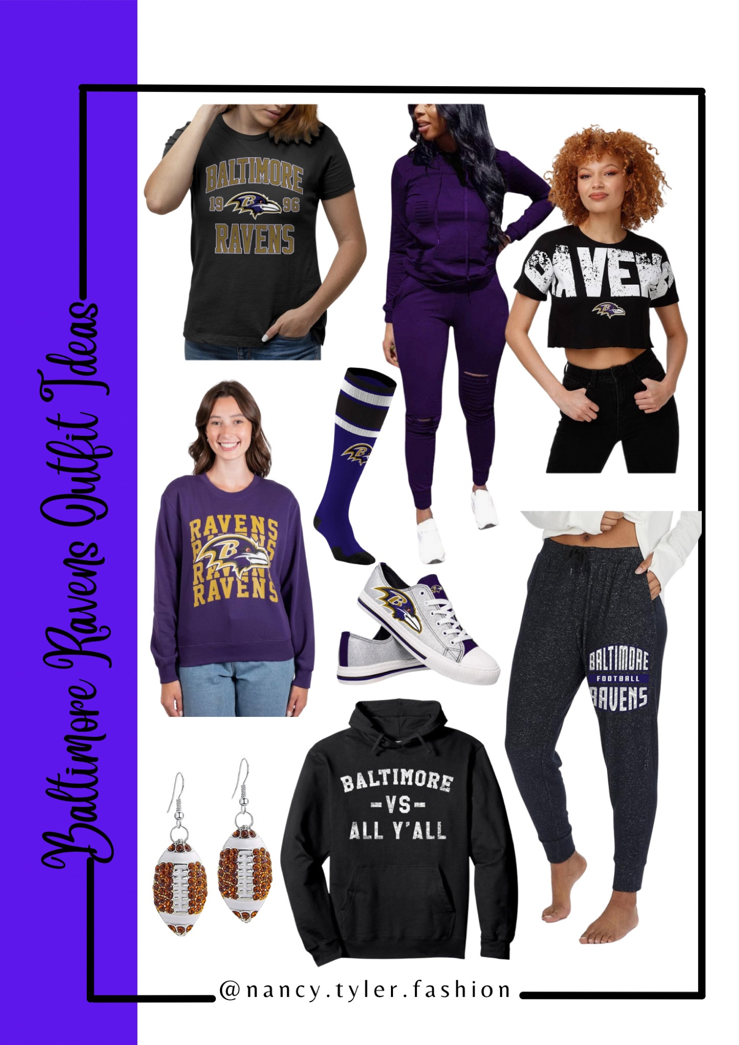 I had a request for Baltimore Ravens gear! #Ravens #BaltimoreRavens #NFLfootball #SuperBowl #football #NFL 

#LTKfindsunder50 #LTKparties #LTKfindsunder100