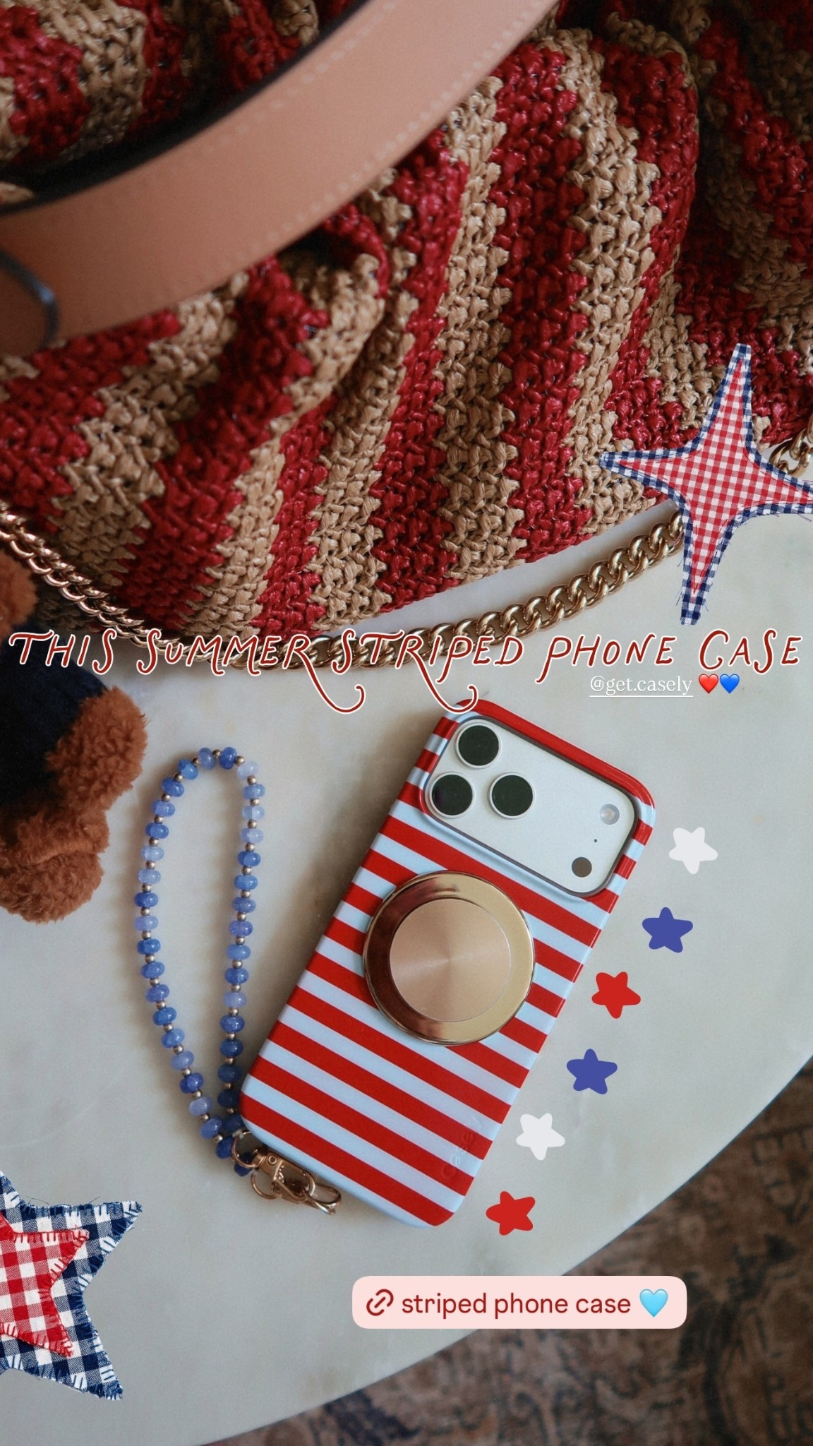 Cutest summer phone case!!! Obsessed with this color combo paired with the stripes 🥰

Phone case, summer stripes, blue and red

#LTKootd #LTKmomlife #LTKSeasonal