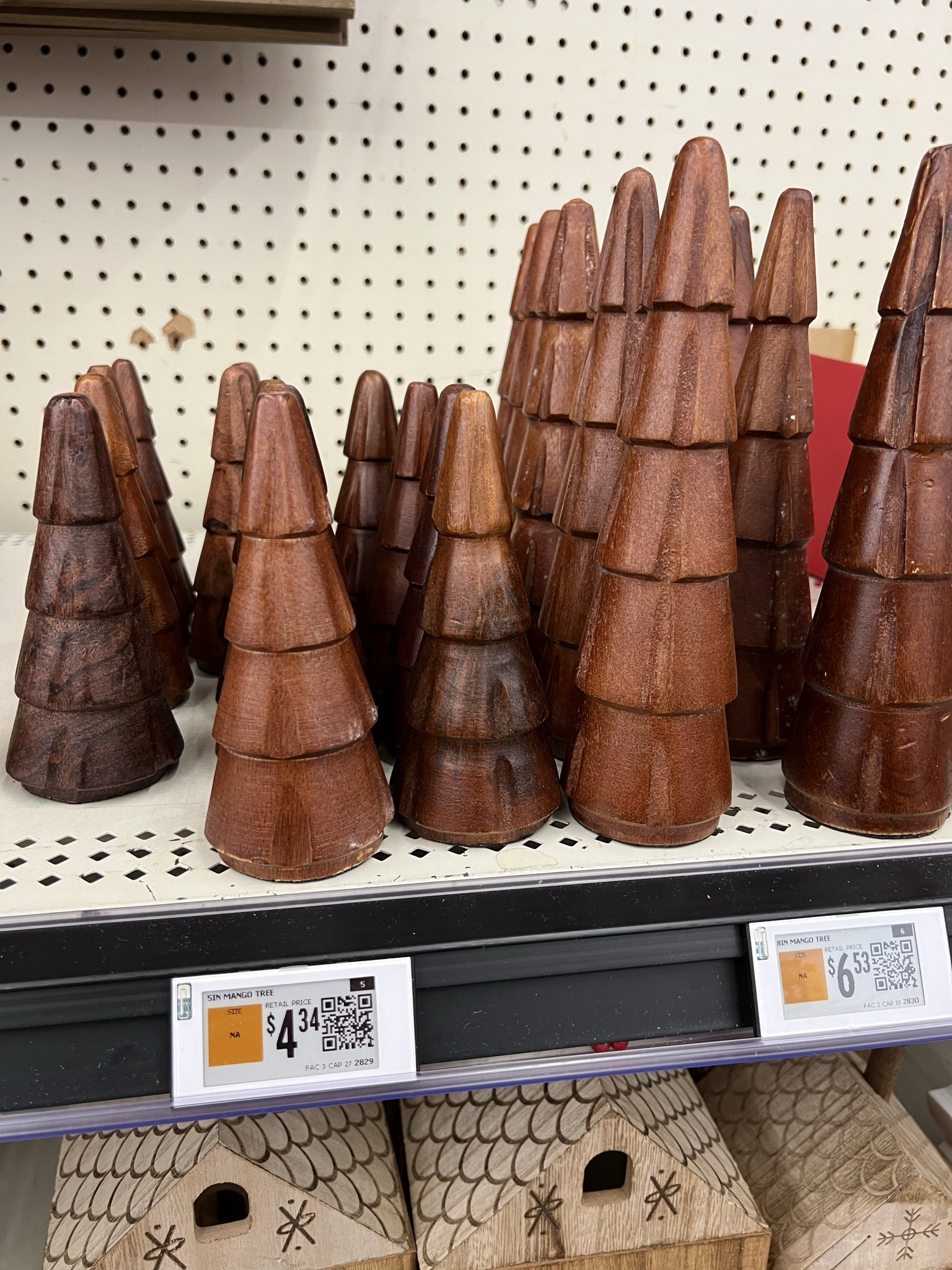 Wooden Christmas trees at Walmart, love this natural organic look. #walmartfinds Christmas decorations mantel pottery barn cB2 crate and barrel Anthropologie 

#LTKGiftGuide #LTKHoliday #LTKFindsUnder50