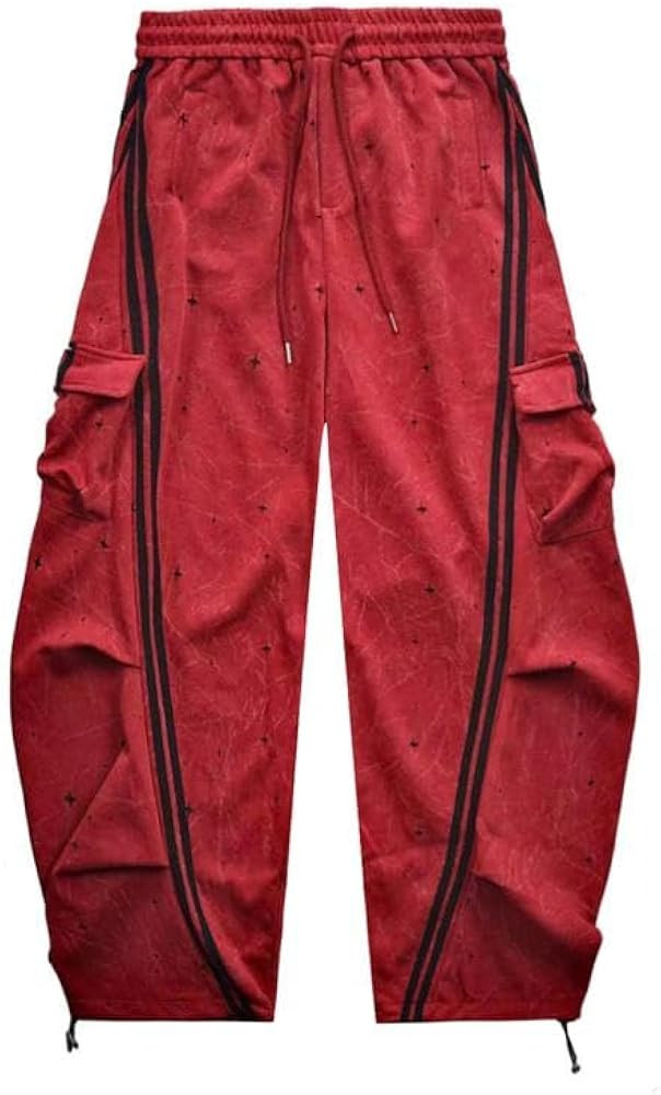 Flooo Women's Cargo Jogger Pants, Black, Wide Leg, Soft Cotton Blend, Drawstring, Side Pockets | Amazon (US)