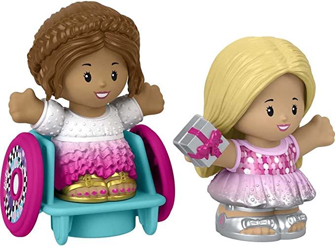 Barbie Party Figure Set by Fisher-Price Little People, 2-Pack of Toys for Toddler and Preschool P... | Amazon (US)