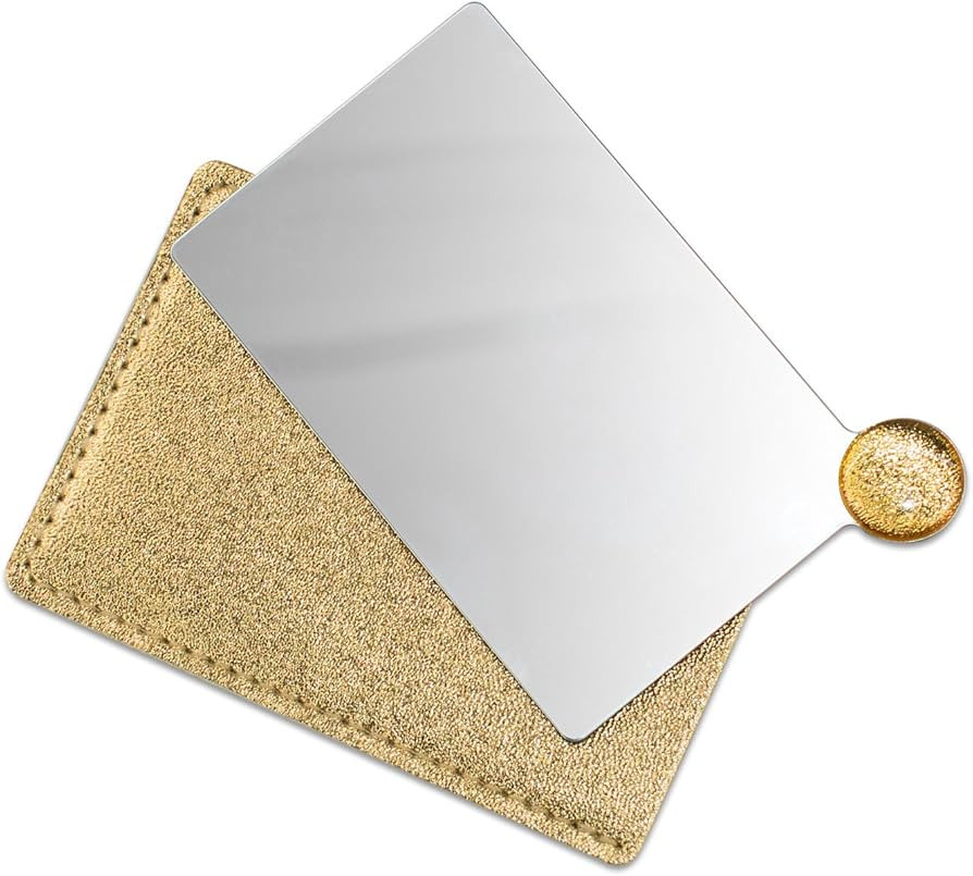 IBEET Unbreakable Stainless Steel Makeup Mirrors,Vanity Mirror Small for Purse Handbag Travel, Re... | Amazon (US)