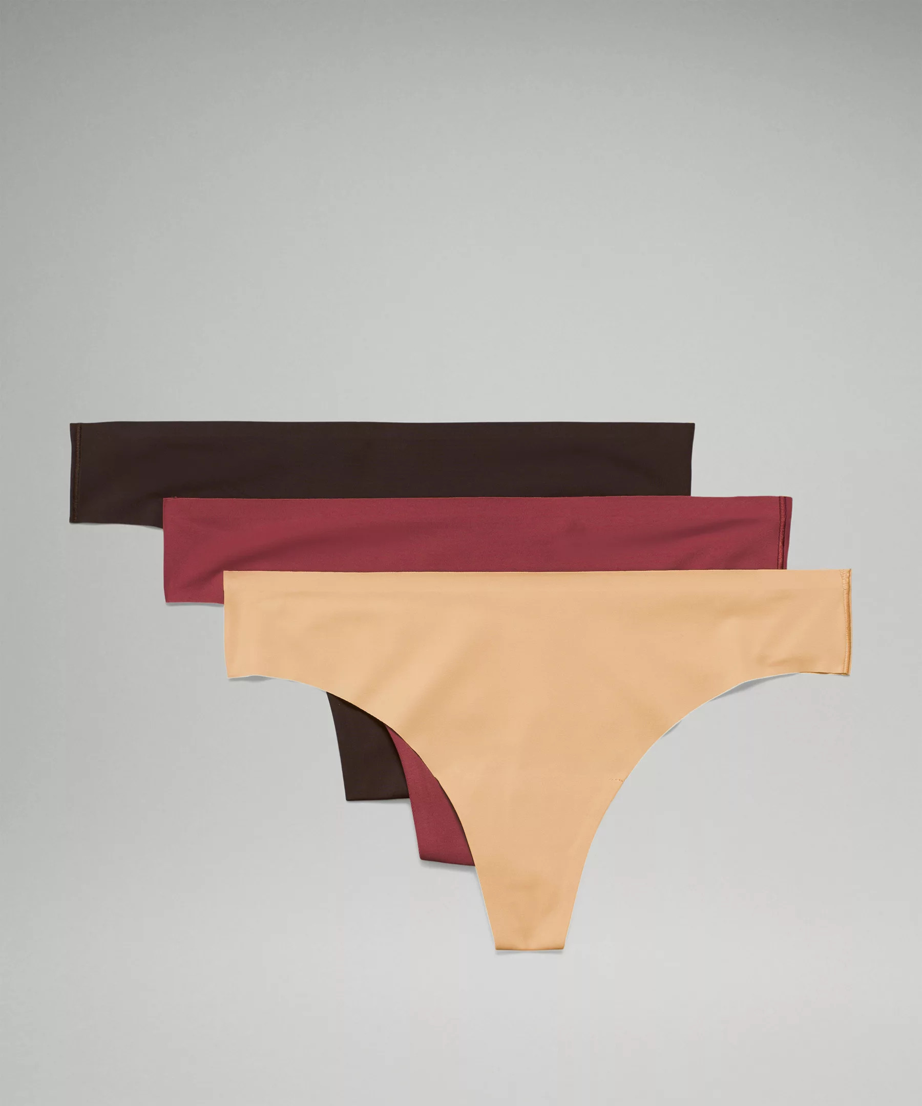 InvisiWear Mid-Rise Thong Underwear 3 Pack | Lululemon (US)