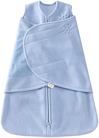 HALO Sleepsack Micro-Fleece Swaddle, Baby Blue, Small | Amazon (US)