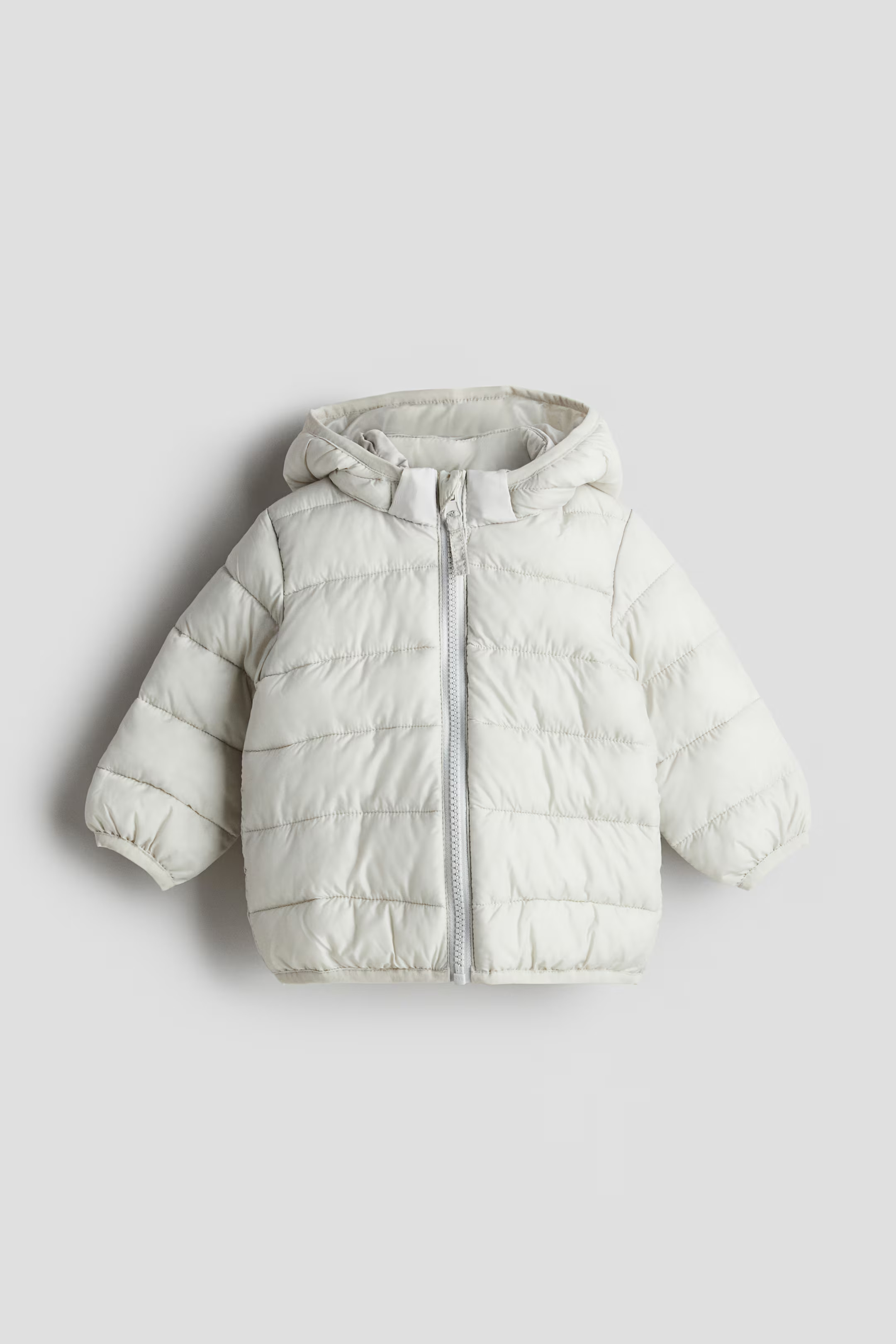 Hooded Puffer Jacket - Light pink - Kids | H&M US | H&M (US + CA)