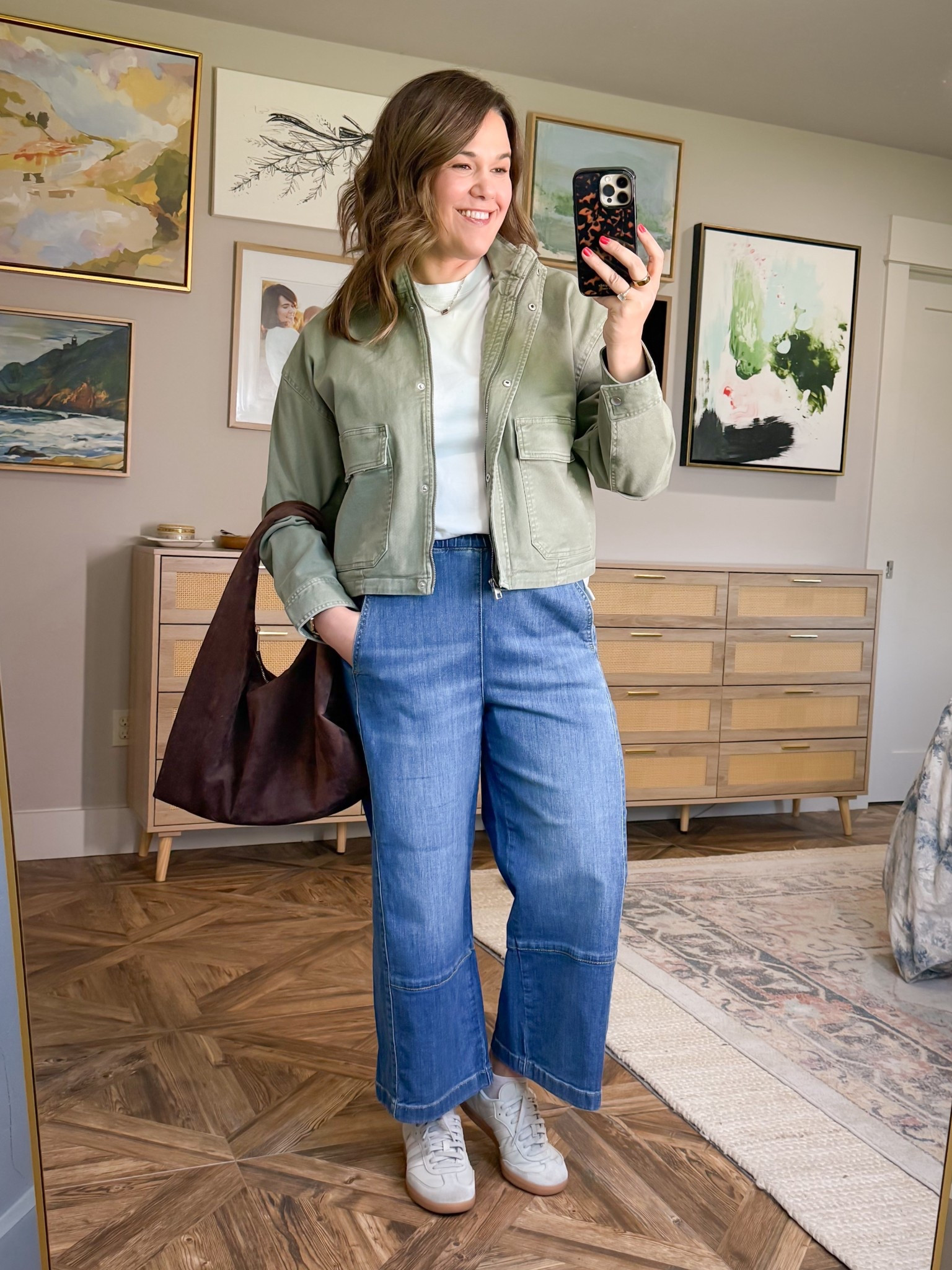 Found the cutest little utility jacket that I now want in both colors. Super well made and comes in a really pretty butter yellow too. I’m wearing a size large here and the fit is a bit oversized but I wouldn’t size down. 



Spring jacket, spring ootd, spring outfit ideas, utility jacket, Target finds, Target style, cropped jacket,  perfect jacket, casual style, midsize style, size 10 style finds, outfit ideas for moms on the go

#LTKootd #LTKMidsize #LTKOver40