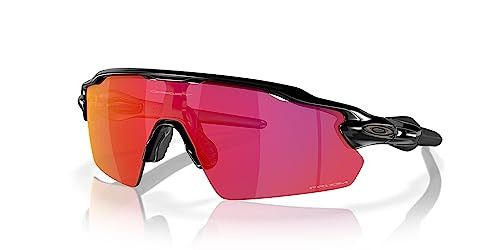 Oakley Mens OO9211 Radar EV Pitch Rectangular Sunglasses, Polished Black/Prizm Field, 38 mm | Amazon (US)