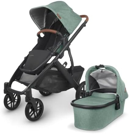 Vista V2 Stroller - Gwen (Green mélange/Carbon/Saddle Leather) | Amazon (US)