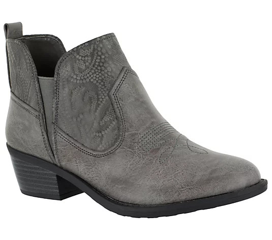 Easy Street Western Booties - Legend - QVC.com | QVC