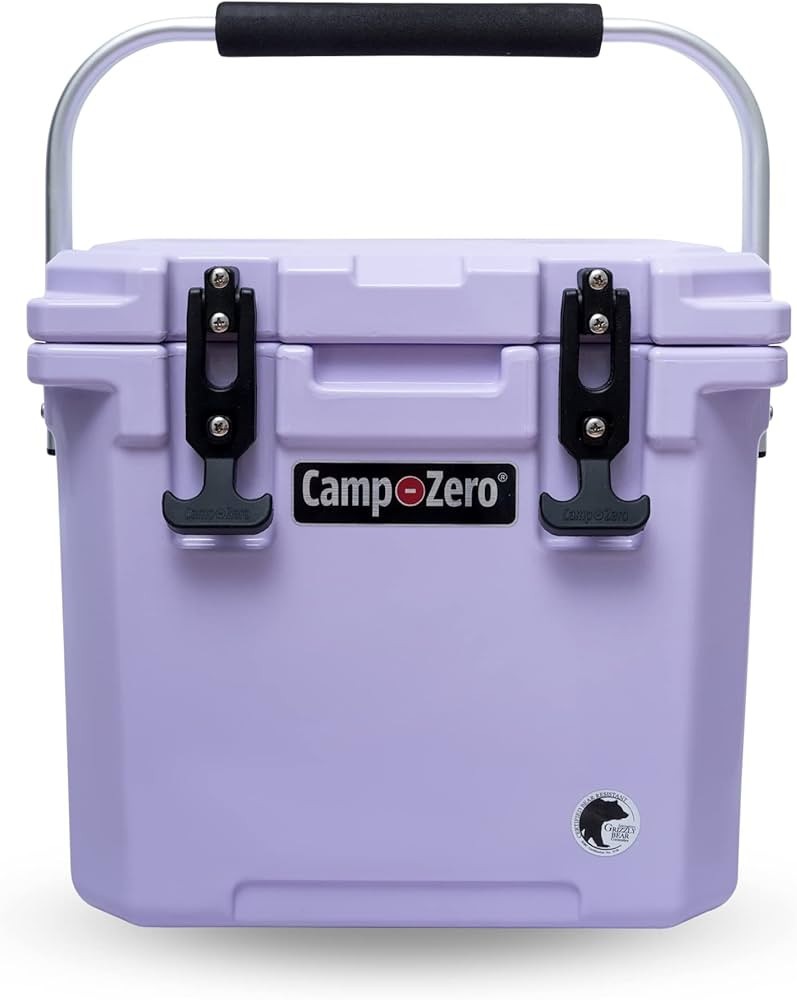 CAMP-ZERO 12 | 12.6 Qt. Premium Cooler with Molded-in Cup Holders and Folding Aluminum Handle | Amazon (US)