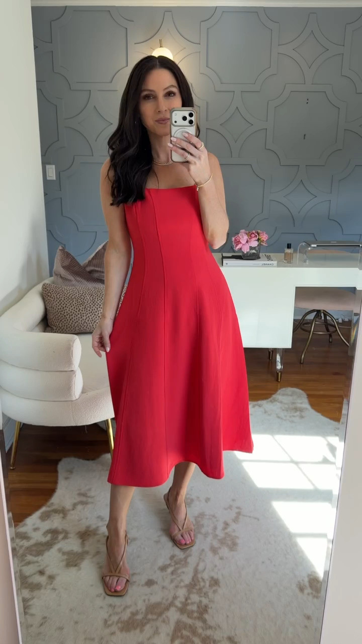 A red dress is a summer essential — this structured silhouette is romantic, flattering, and perfect for date nights or special occasions. True to size.

Aritzia Summer 2026 • Stylist Picks • Effortless Everyday Looks 

 #LTKootd #LTKSeasonal #LTKOver40