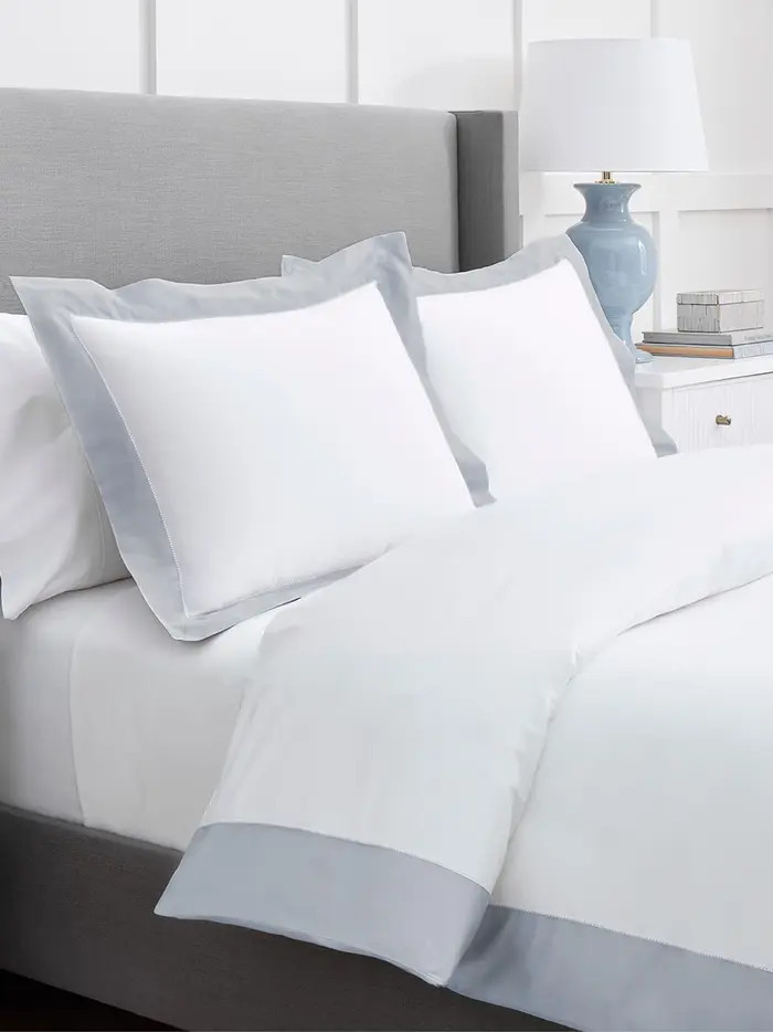 Signature Colorblock Organic Cotton Duvet Cover & Sham Set | Nordstrom
