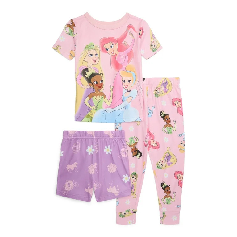 Character Toddler Top, Pants and Shorts Pajama Set, 3-Piece, Sizes 12M-5T | Walmart (US)
