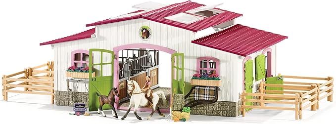 Schleich Horse Club, 44-Piece Playset, Horse Toys for Girls and Boys 5-12 years old Riding Center... | Amazon (US)