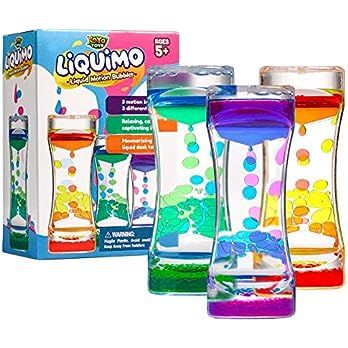 YoYa Toys Liquimo - Calming Liquid Motion Bubbler - 3 Pack - Sensory Bottles for Kids and Adults ... | Amazon (US)