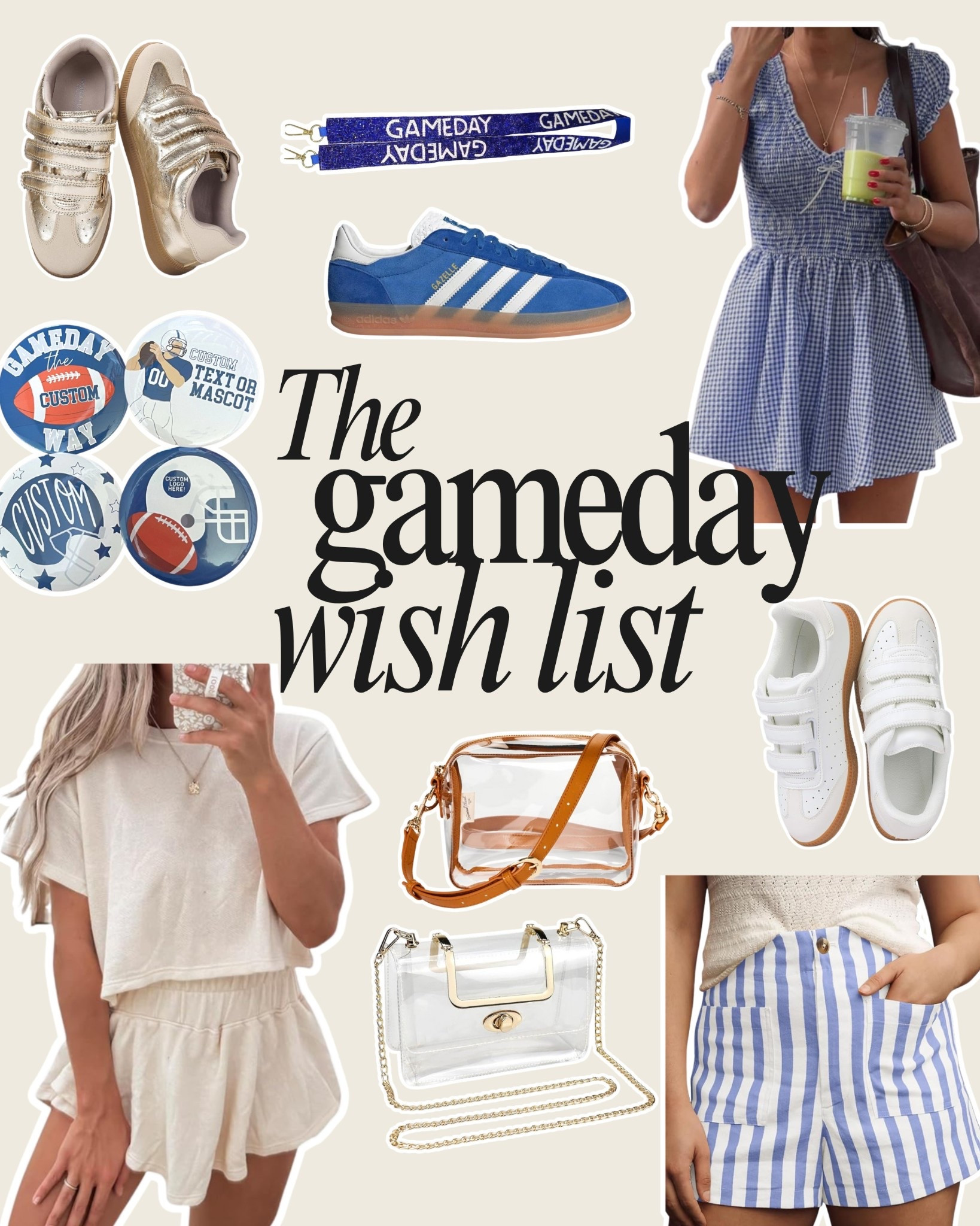 Gameday ready 🏈✨ Comfy, cute, and perfect for cheering all day long, linking everything from my outfit to my stadium-approved bag! 
#GamedayStyle #LTKfit #LTKfall #OOTD #LTKunder100 #TailgateReady

#LTKStyleTip #LTKSeasonal #LTKBeauty