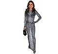 AIBEARTY Women's Leopard Print Long Sleeve Bodycon Maxi Dress Mesh See Through Party Cocktail Bea... | Amazon (US)