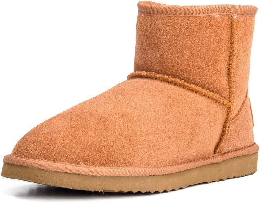 AUSLAND Genuine Suede Women's Classic Snow Boots Waterproof Winter Boot | Amazon (US)