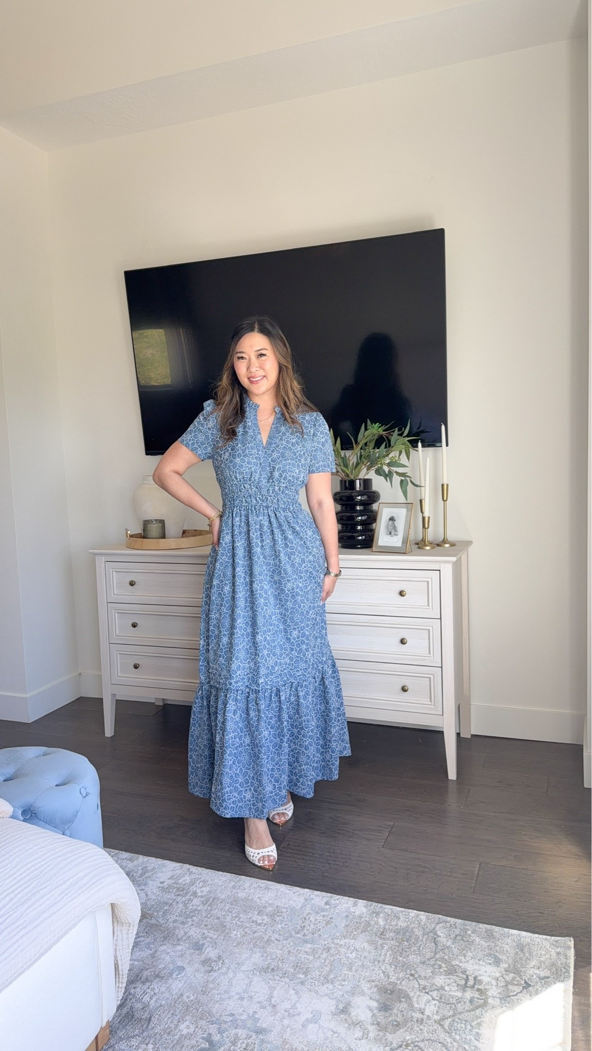 Macys spring dresses // summer outfit // floral dress // special occasion dress // maxi dress // tcs // trending 

Size 6/small in dresses Size up half for shoes

#LTKSeasonal #LTKootd #LTKmomlife