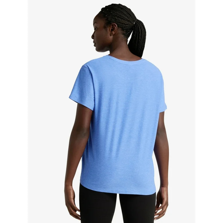 Athletic Works Women's and Women's Plus ButterCore Tee with Short Sleeves, Sizes XS-4X | Walmart (US)