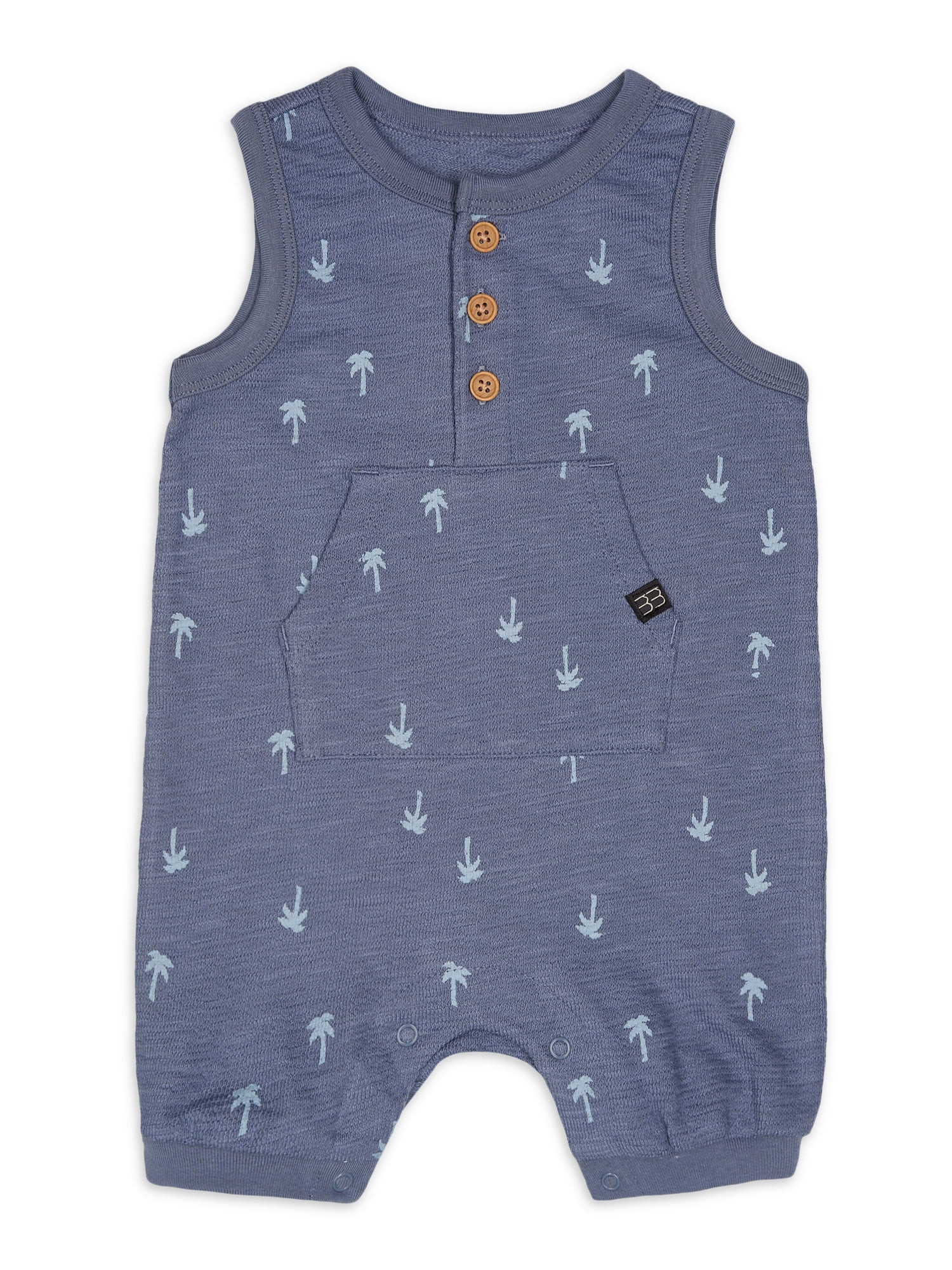 Modern Moments by Gerber Baby Boy Sleeveless Romper, Sizes 0/3 Months - 24 Months | Walmart (US)