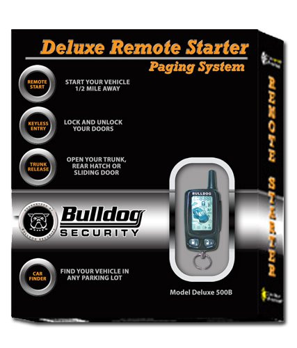 Bulldog Security Deluxe500B Remote Starter with Keyless Entry, LCD Remote and Bypass Module | Amazon (US)