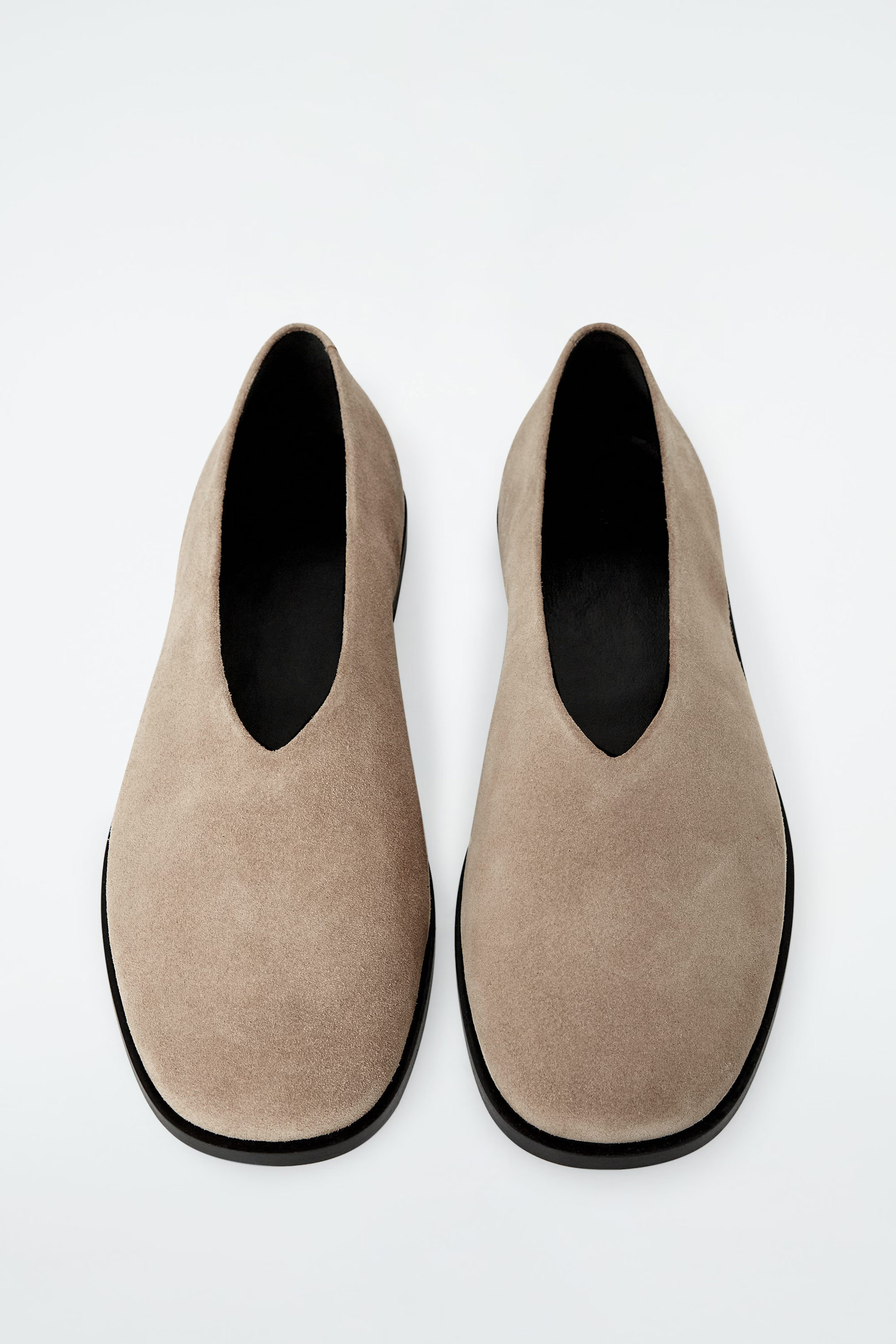 SUEDE BALLET FLATS - BEIGE | COS | COS UK