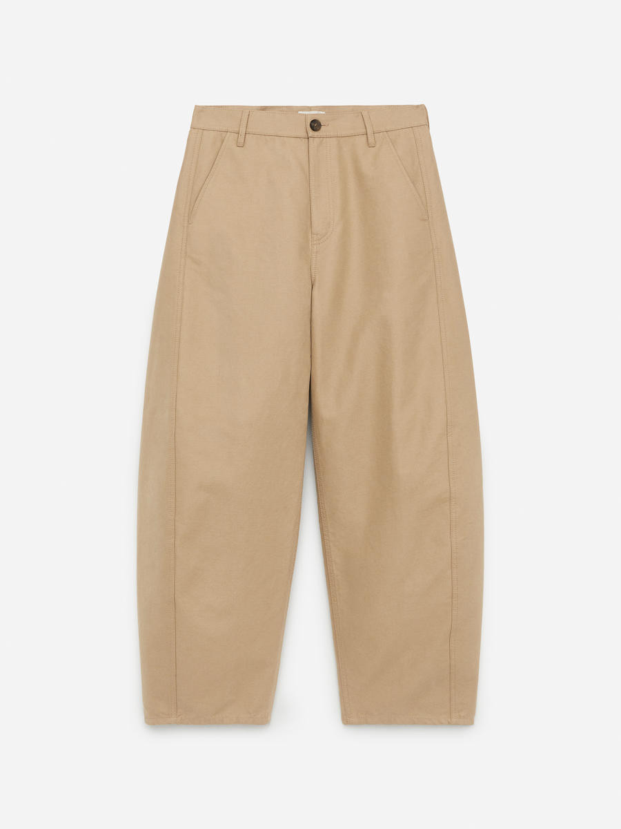 Pantalon jambes barrel – Beige – Femme – ARKET FR | Arket EU