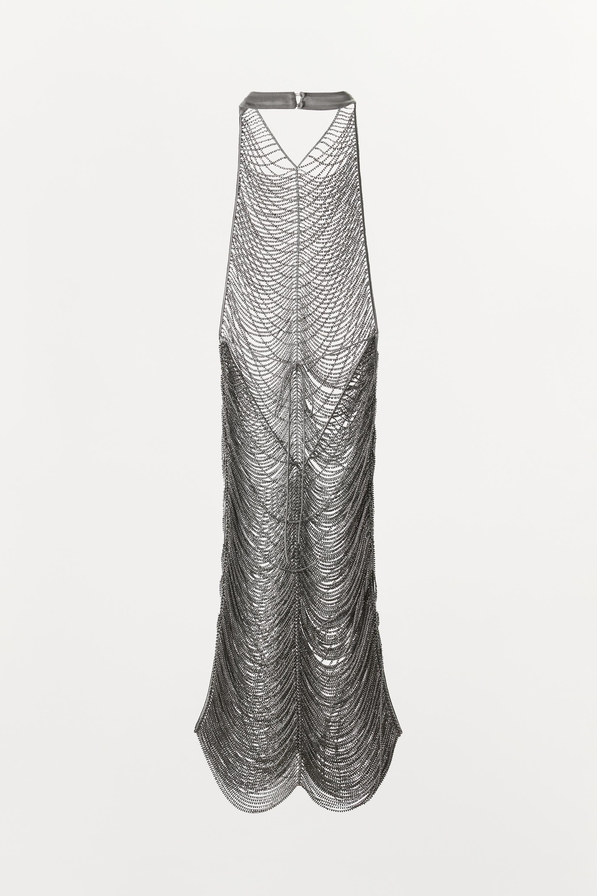 SPARKLY HALTER MINI DRESS | Zara US