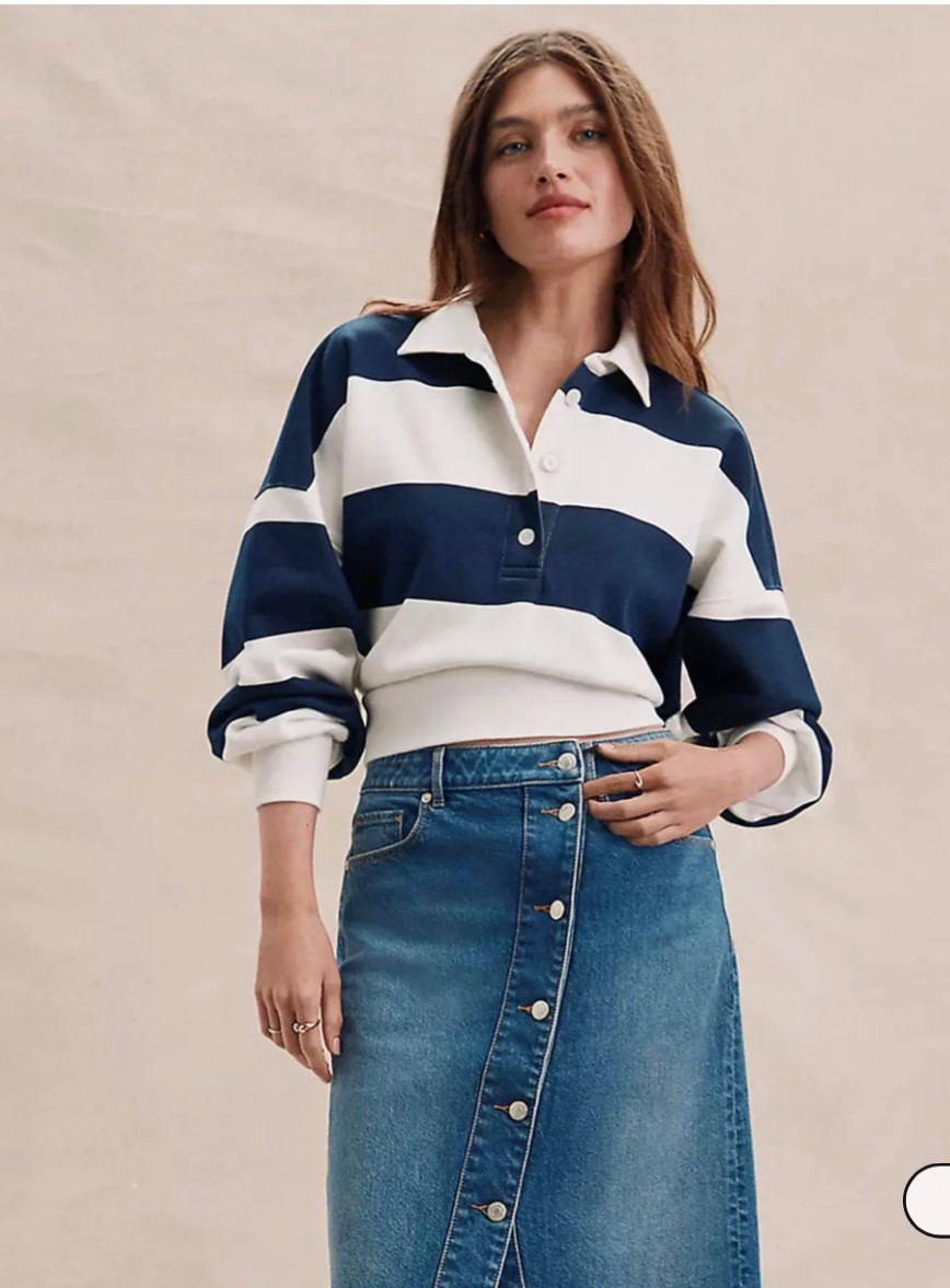 This is one of those outfits that just works every time 💙

A classic striped top paired with a denim midi skirt gives you that effortless, pulled-together look without overthinking it. It’s comfortable, polished, and easy to wear from day to day.

These are the pieces I always call forever staples—you can mix, match, and restyle them so many different ways ✨

ds

striped top
rugby shirt classic style
timeless outfit
elevated casual
effortless style
modern classic
polished casual
everyday chic
minimal style weekend outfit
everyday outfit



#OOTDStyle
#WeekendStyle
#CapsuleWardrobe
#MinimalChic
#StyleInspoDaily

