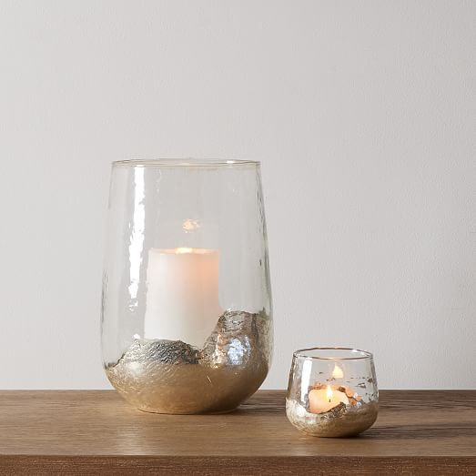 Glacier Mercury Glass Candleholders | West Elm (US)