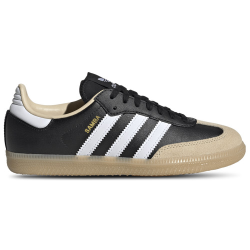 adidas adidas Originals Samba - Boys' Grade School White/Black/Beige Size 5.5 | Champs Sports Canada