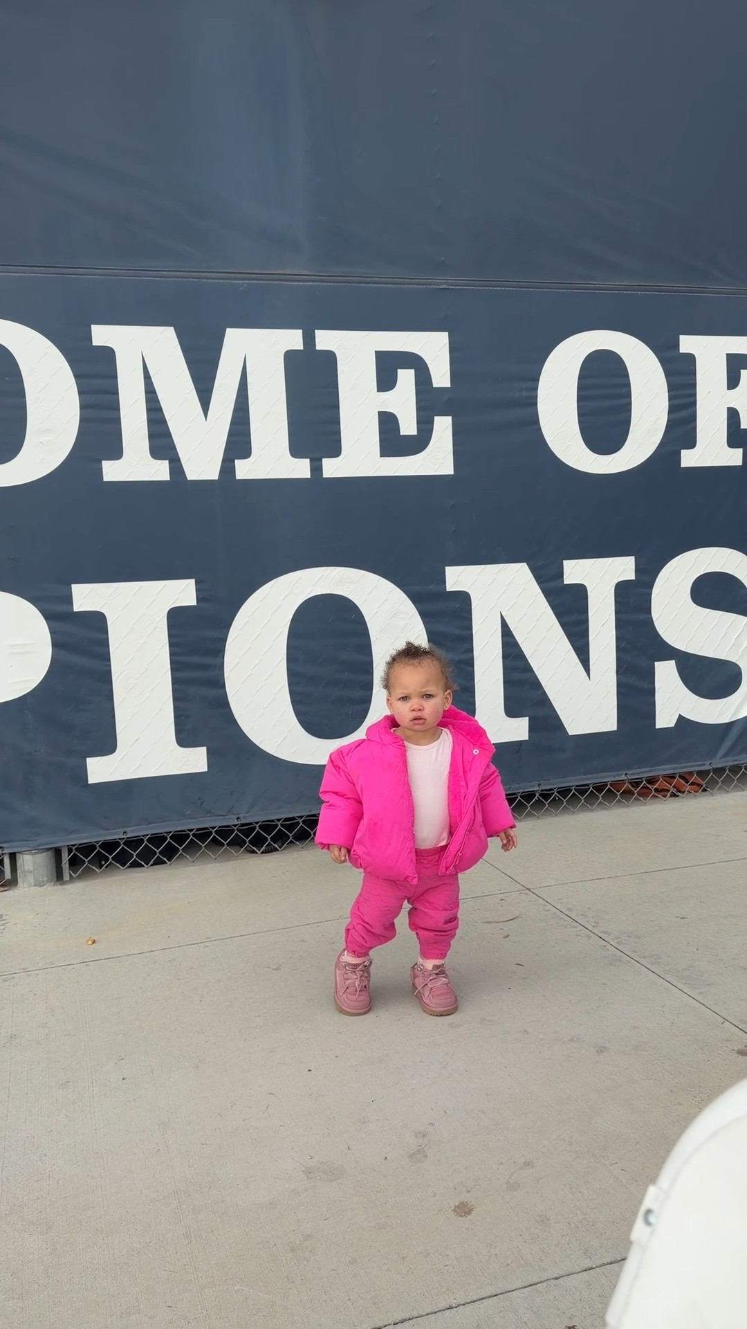 Baby girl toddler puffer jacket and pink/purple uggs! 