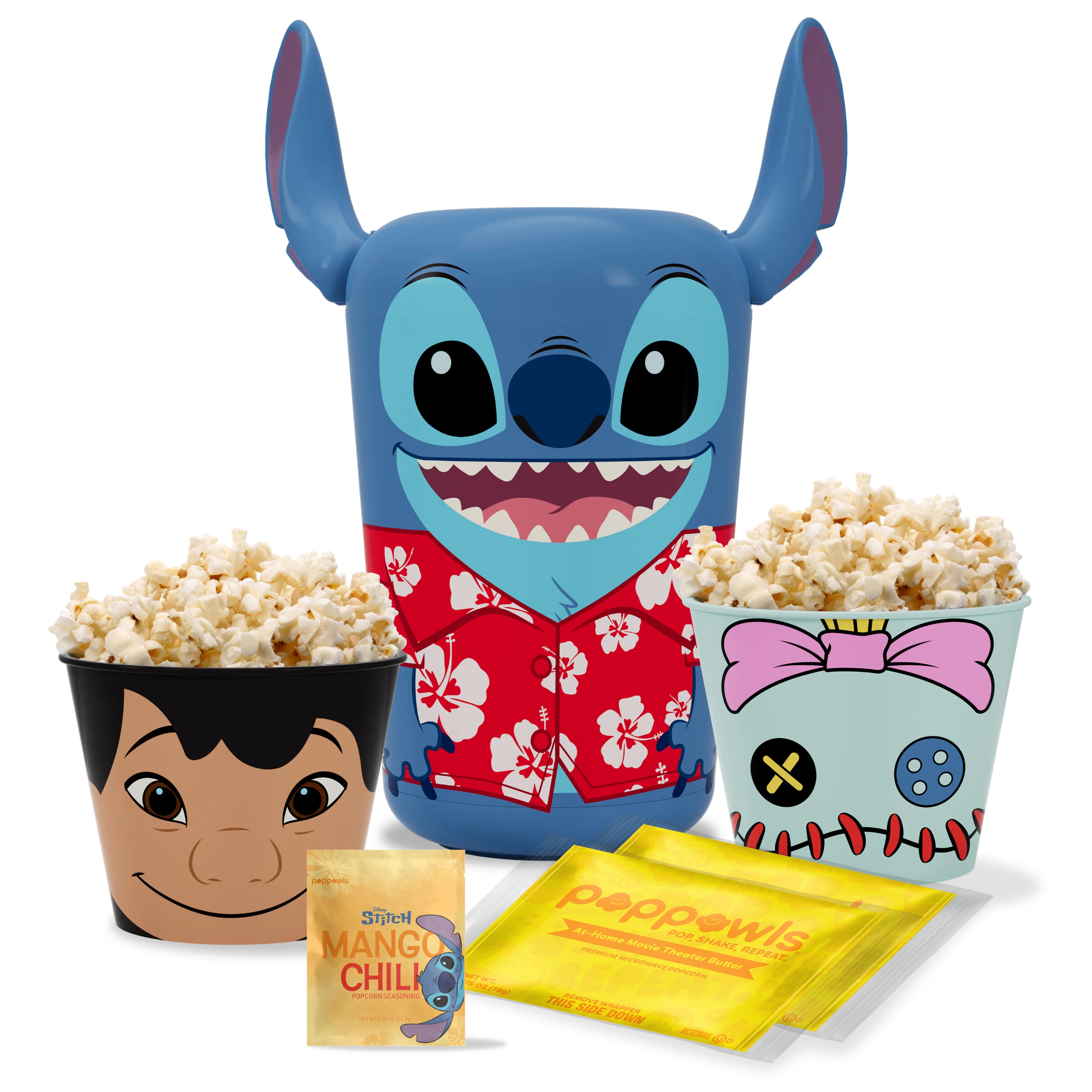 Stitch Poppowls Kit; At-Home Movie Night; All-Ages; Lilo And Scrump | Walmart (US)