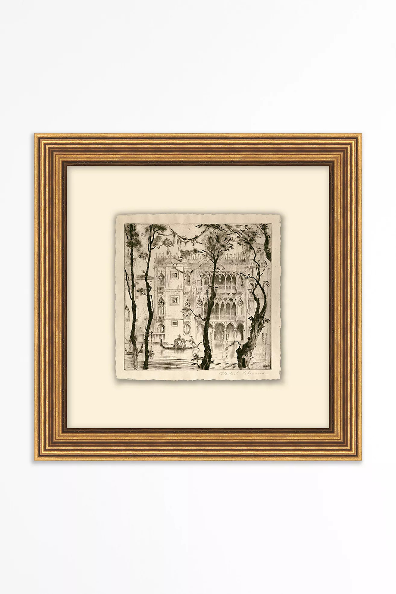 Venice Sketch Architecture Wall Art | Anthropologie (US)