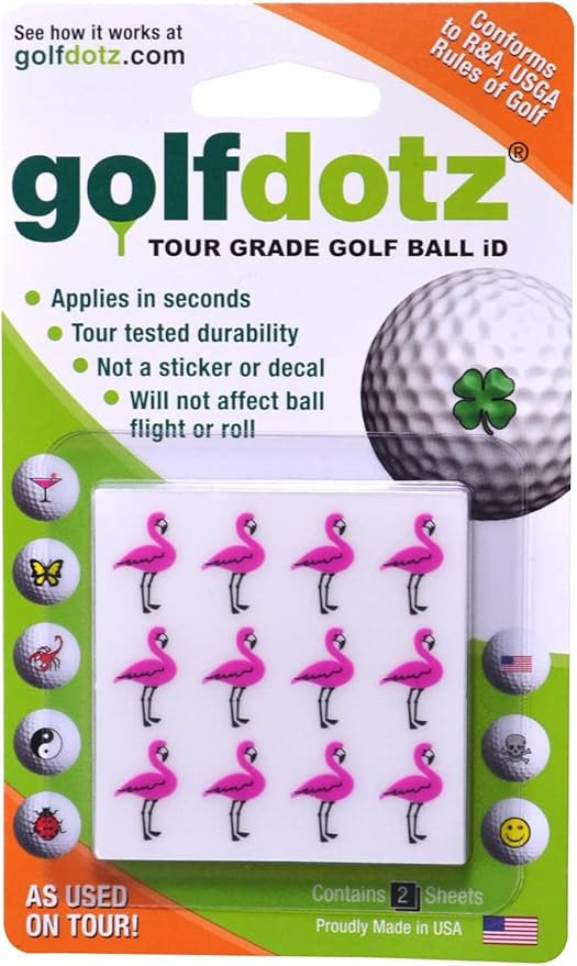Golfdotz - USGA Rule Conforming Golf Ball Markers, Golf Ball Stickers for Marking Balls, No More ... | Amazon (US)