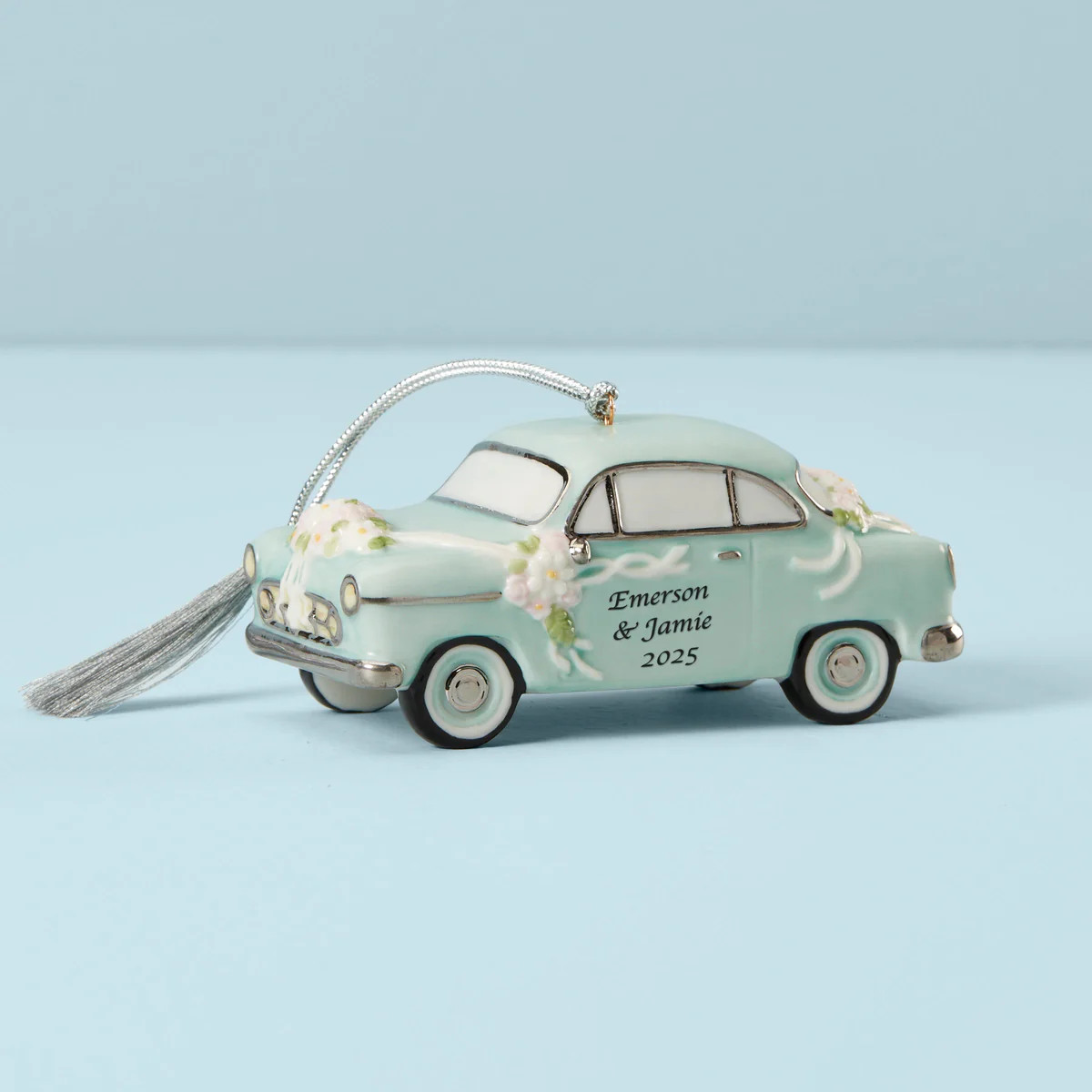 Personalized Just Married Car Ornament | Lenox