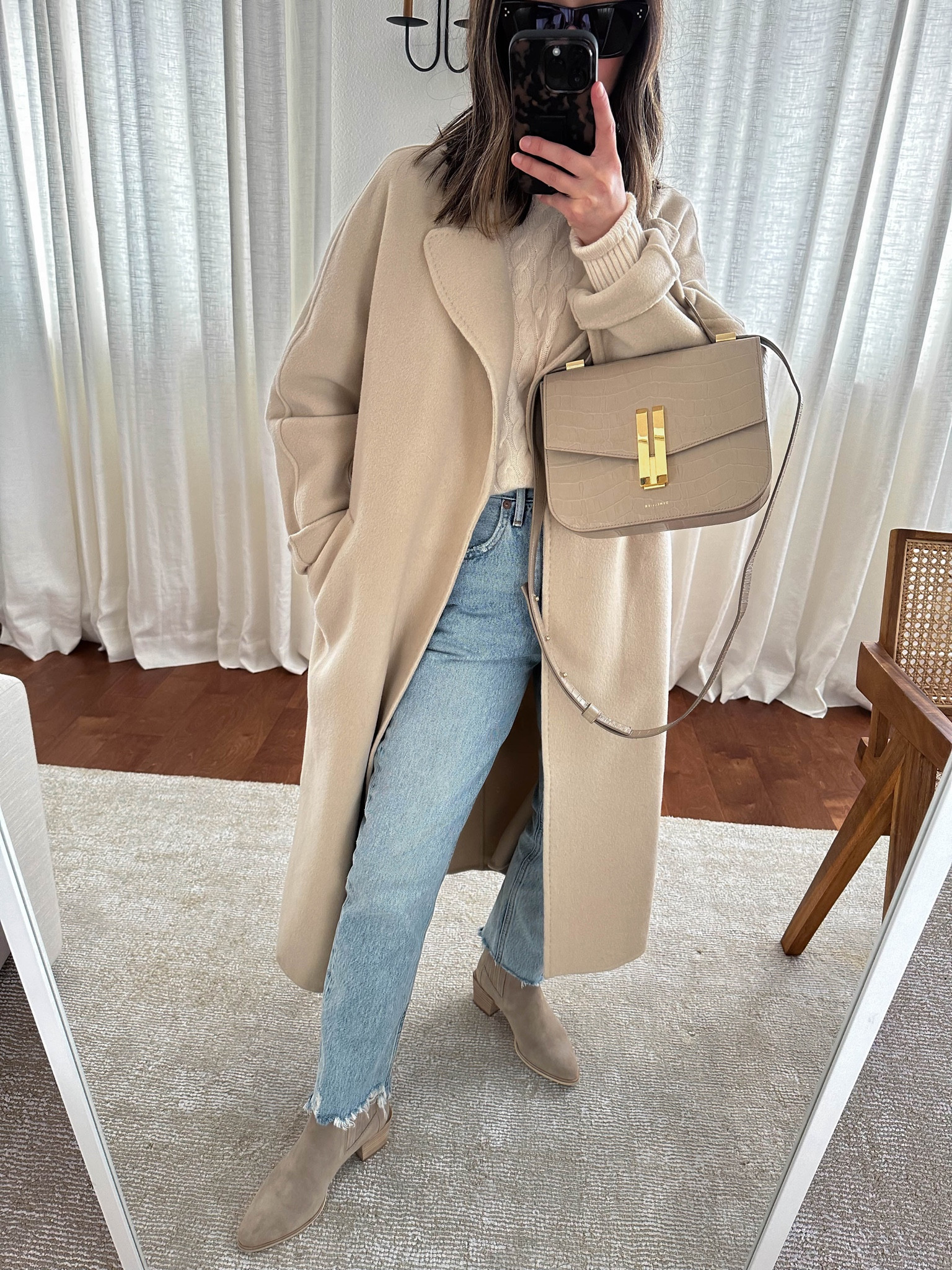 Rag & Bone rover boots. How to style light boots. 

Coat - Gentle Herd xs
Sweater - J.Crew Small
Jeans - AGOLDE 24
Boots - Rag & Bone 5
Bag - DeMellier 
Sunglasses - Celine 

Petite style, tonal style, neutral outfit, capsule wardrobe, minimal Style, street style outfits  

#LTKitbag #LTKstyletip #LTKshoecrush