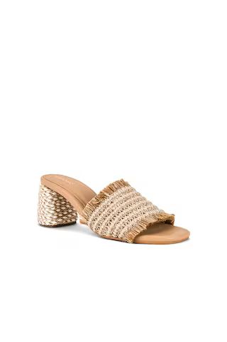 Kaanas Sumatra Frayed Upper Heel in Natural from Revolve.com | Revolve Clothing (Global)