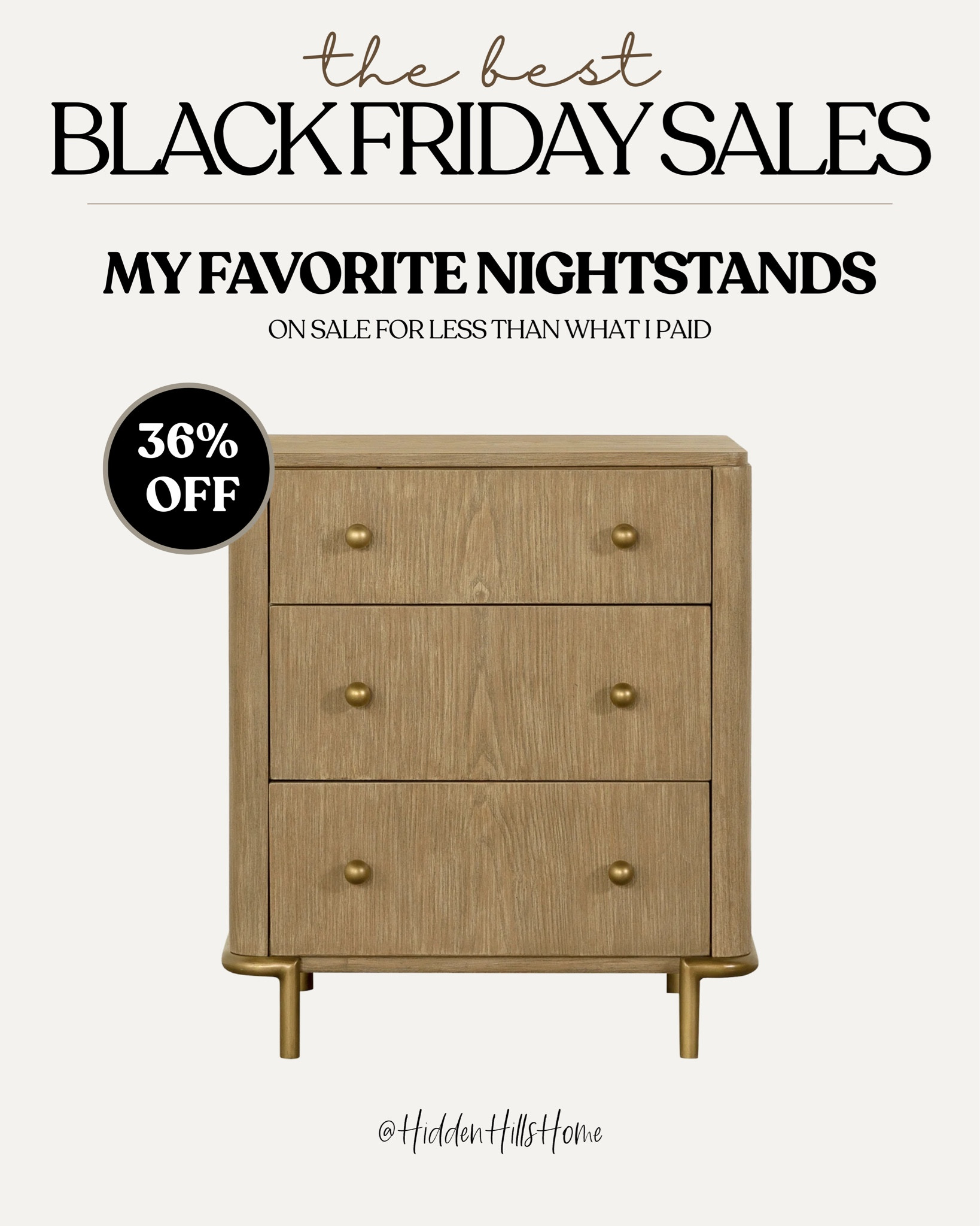 Nightstands on sale! Bedroo furniture on sale for Black Friday 

#LTKCyberWeek #LTKHome #LTKSaleAlert