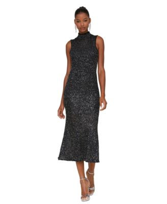 Women's Sequined Midi Sweater Dress | Macy's