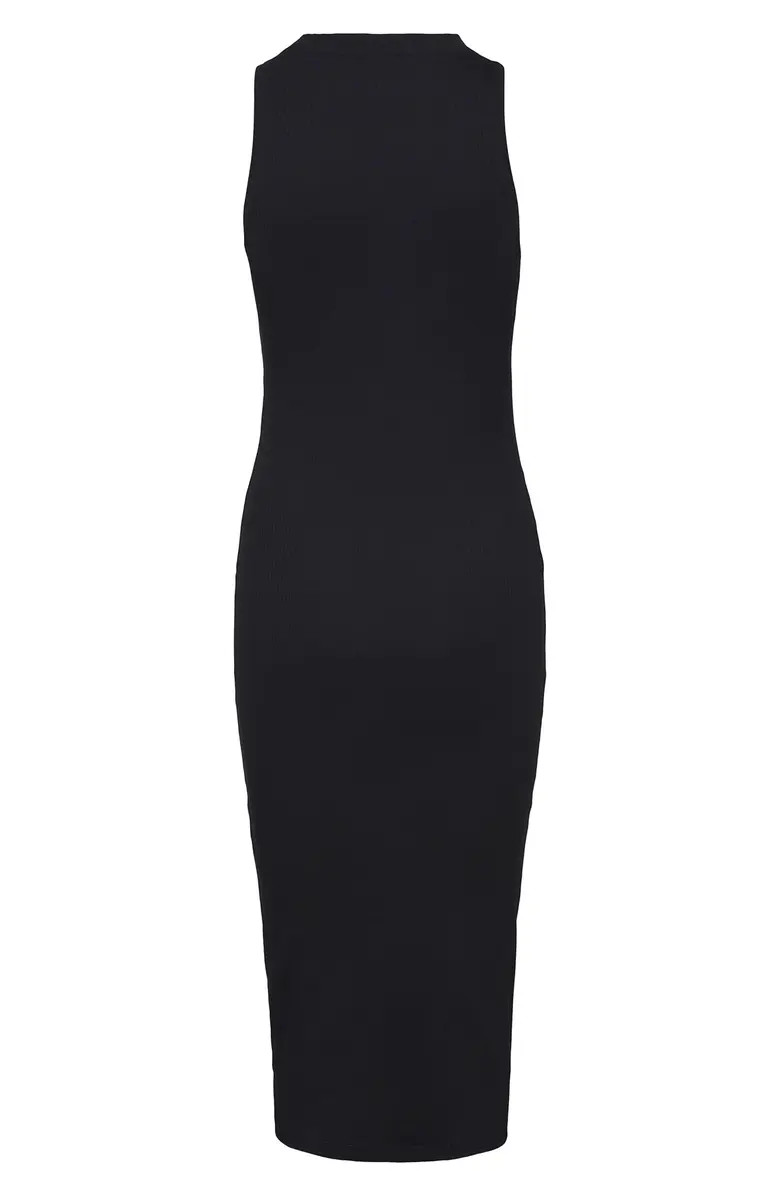 Lavender Ribbed Stretch Organic Cotton Tank Dress | Nordstrom